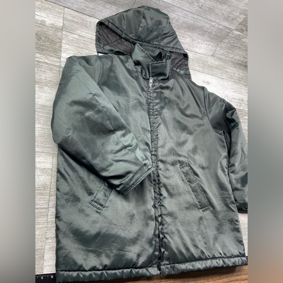 VTG Unitog PolarCoat Jacket Parka Talon Zip Removable Hood USA Made XL 46-48 Reg - Picture 2 of 16